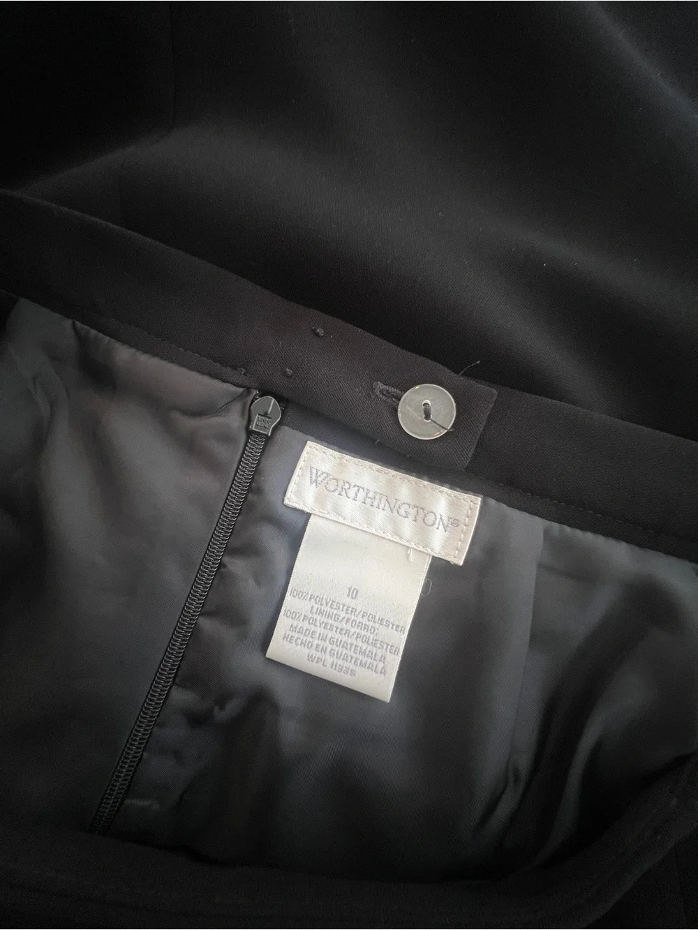 Worthington Black High-Rise Pencil Skirt